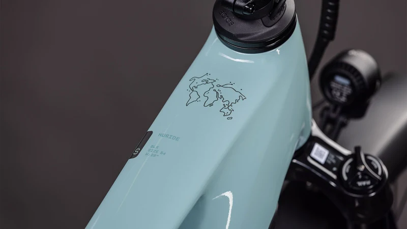 Cube Nuride Hybrid SLX 800 Wh E-Bike Diamant 28" skylight´n´arubablue