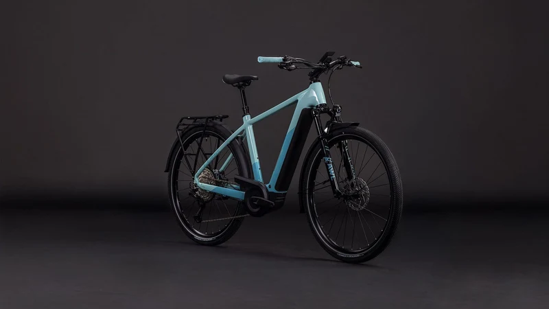 Cube Nuride Hybrid SLX 800 Wh E-Bike Diamant 28" skylight´n´arubablue