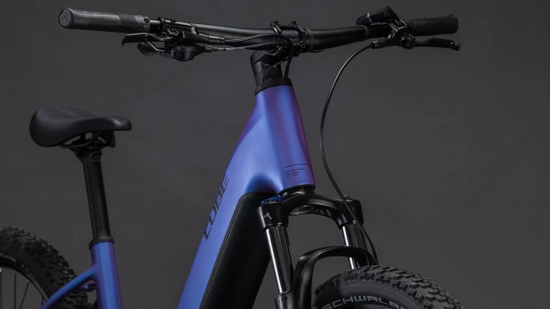 Cube Reaction Hybrid One 800 Wh E-Bike Hardtail Easy Entry 27,5" blueiris´n´reflect