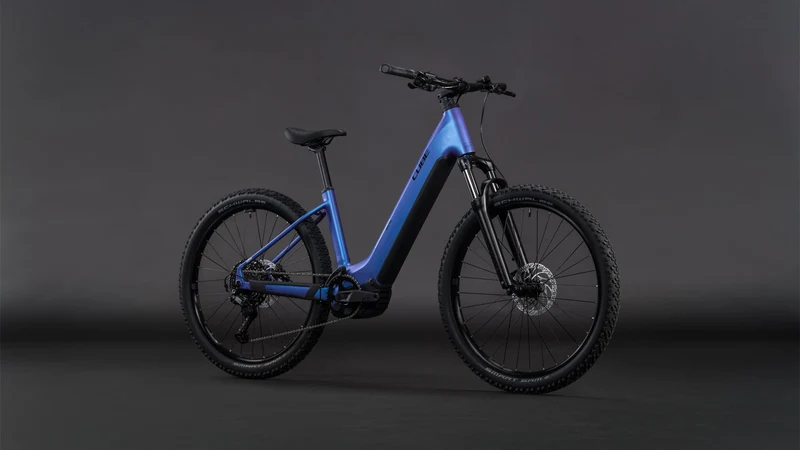Cube Reaction Hybrid One 800 Wh E-Bike Hardtail Easy Entry 27,5" blueiris´n´reflect