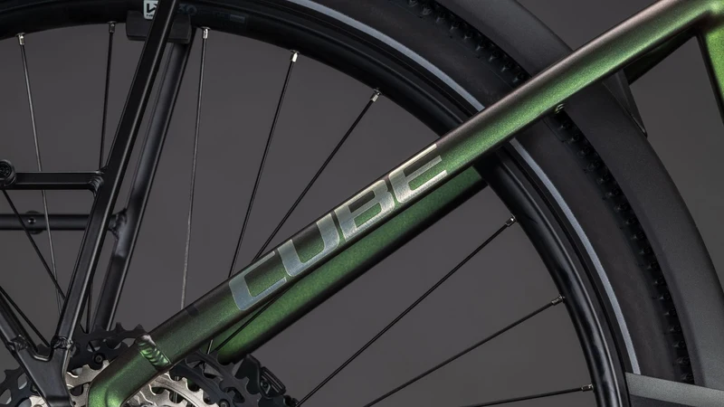Cube Nuride Hybrid SLT 800 Wh E-Bike Trapeze 28" stellar´n´chrome