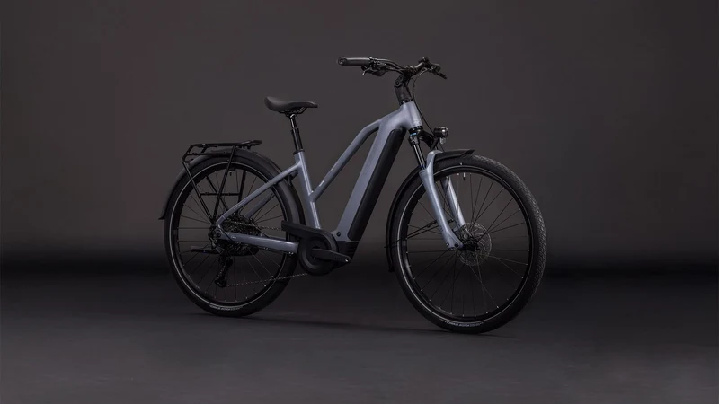 Cube Touring Hybrid Pro 800 Wh E-Bike Trapeze 28" pearlgrey´n´grey