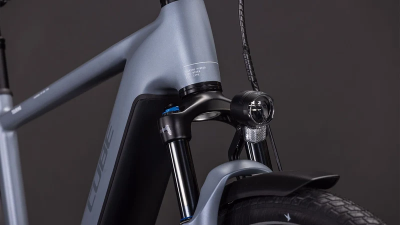 Cube Touring Hybrid Pro 800 Wh E-Bike Diamant 28" pearlgrey´n´grey