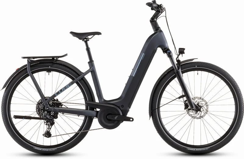 Cube Kathmandu Hybrid One 800 Wh E-Bike Easy Entry 28" metallicgrey´n´grey