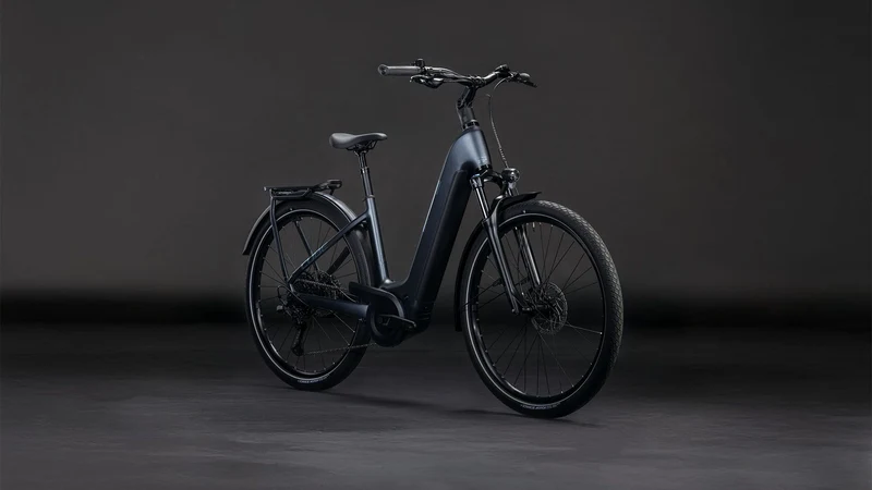 Cube Kathmandu Hybrid One 800 Wh E-Bike Easy Entry 28" metallicgrey´n´grey