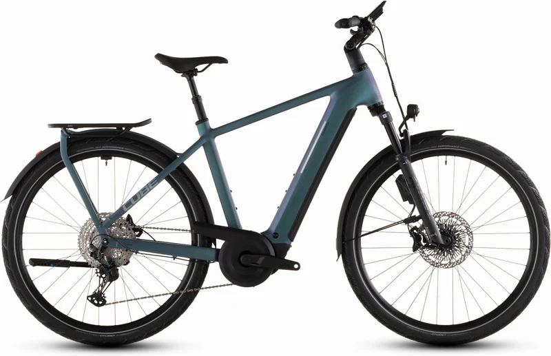 Cube Kathmandu Hybrid EXC ABS 800 Wh E-Bike Diamant 28" smaragdgrey´n´prism