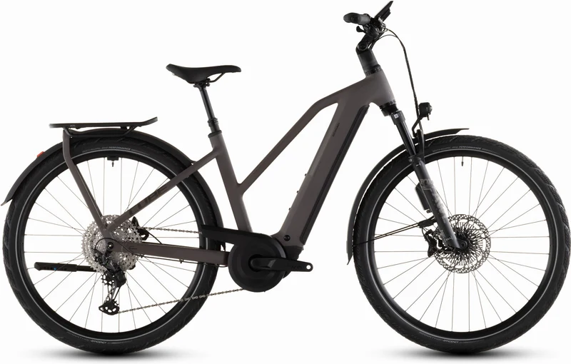 Cube Kathmandu Hybrid EXC ABS 800 Wh E-Bike Trapeze 28" cedar´n´chrome