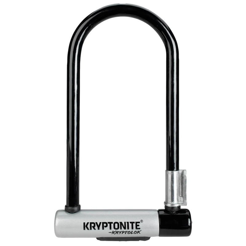 Kryptonite 10,2x22,9cm, sw/silber,2 Schlüssel Bügelschl. Kryptonite KryptoLok Standard