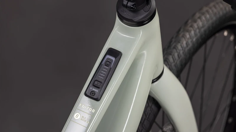 Cube Editor Hybrid SLX 400 Wh X E-Bike Trapeze 28" reedbeige´n´chrome