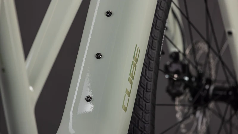 Cube Editor Hybrid SLX 400 Wh X E-Bike Trapeze 28" reedbeige´n´chrome