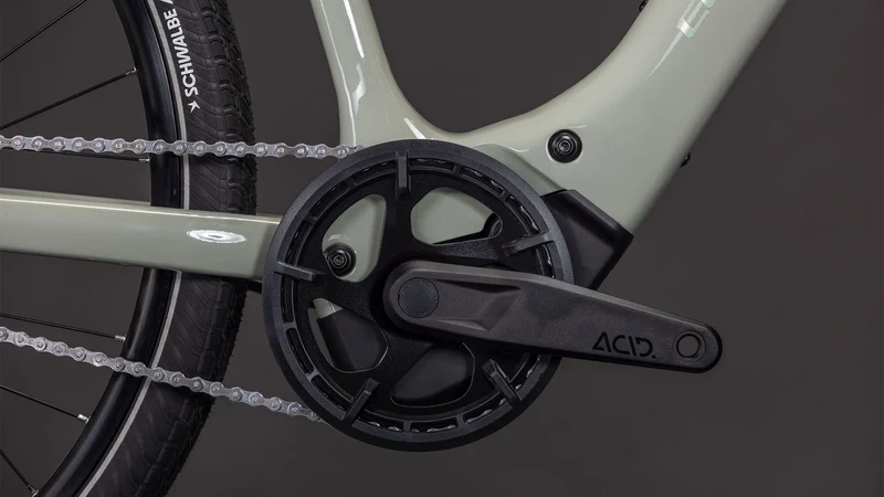 Cube Editor Hybrid SLX 400 Wh X E-Bike Trapeze 28" reedbeige´n´chrome