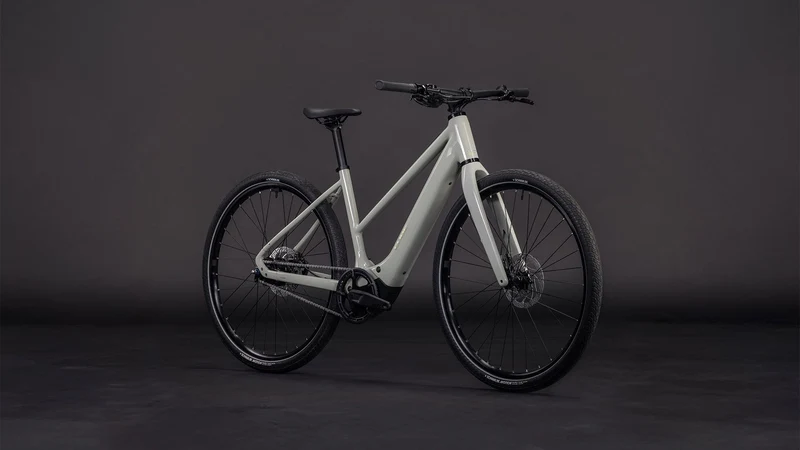 Cube Editor Hybrid SLX 400 Wh X E-Bike Trapeze 28" reedbeige´n´chrome