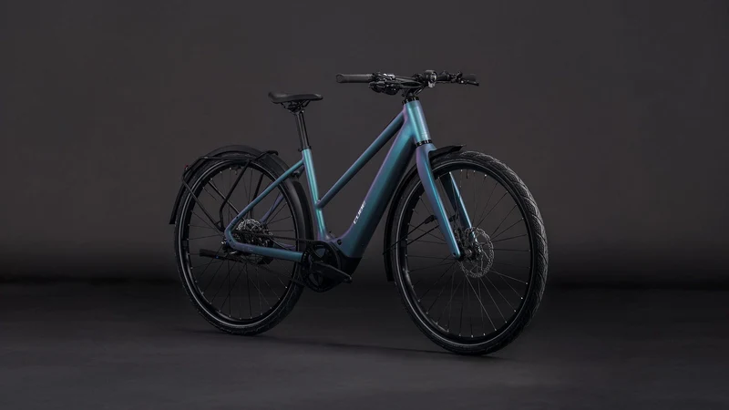 Cube Editor Hybrid SLT FE 400 Wh X E-Bike Trapeze 28" smaragdgrey´n´prism