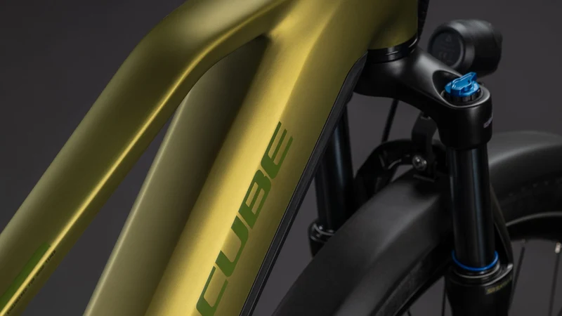 Cube Touring Hybrid Pro 800 Wh E-Bike Trapeze 28" goldenlime´n´black