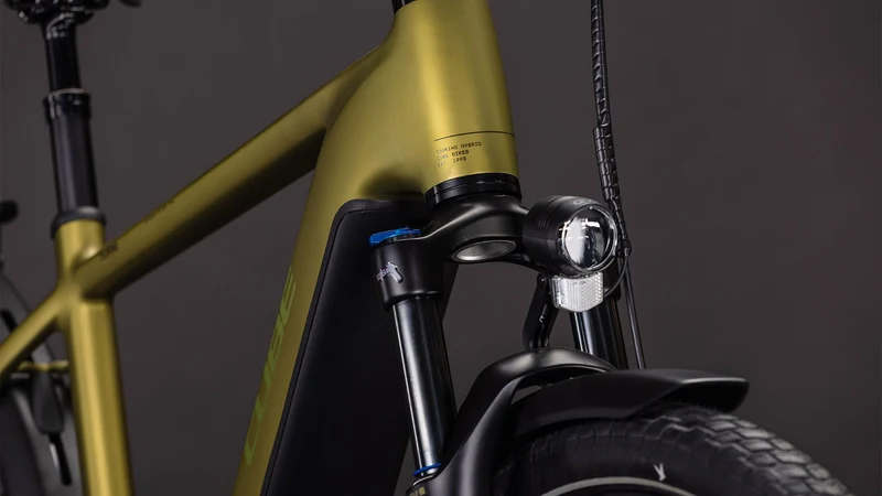 Cube Touring Hybrid Pro 800 Wh E-Bike Diamant 28" goldenlime´n´black