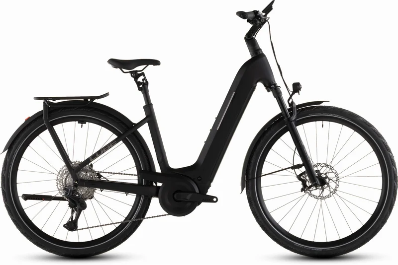 Cube Kathmandu Hybrid SLX 800 Wh E-Bike Easy Entry 28" silverdust´n´chrome