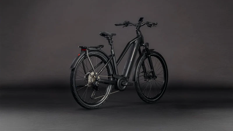 Cube Kathmandu Hybrid SLX 800 Wh E-Bike Trapeze 28" silverdust´n´chrome
