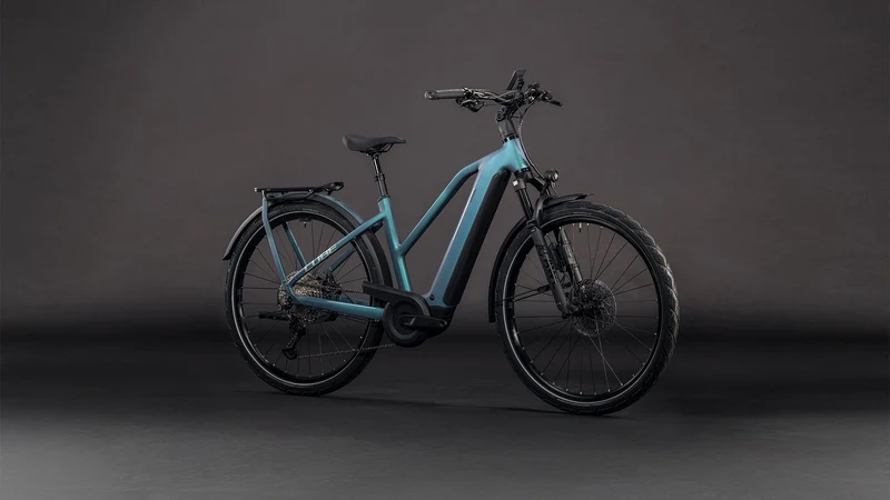 Cube Kathmandu Hybrid EXC ABS 800 Wh E-Bike Trapeze 28" smaragdgrey´n´prism