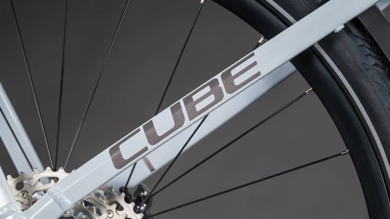 Cube Kathmandu Hybrid SLX 800 Wh E-Bike Easy Entry 28" foggrey´n´grey
