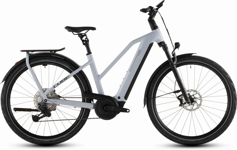 Cube Kathmandu Hybrid SLX 800 Wh E-Bike Trapeze 28" foggrey´n´grey