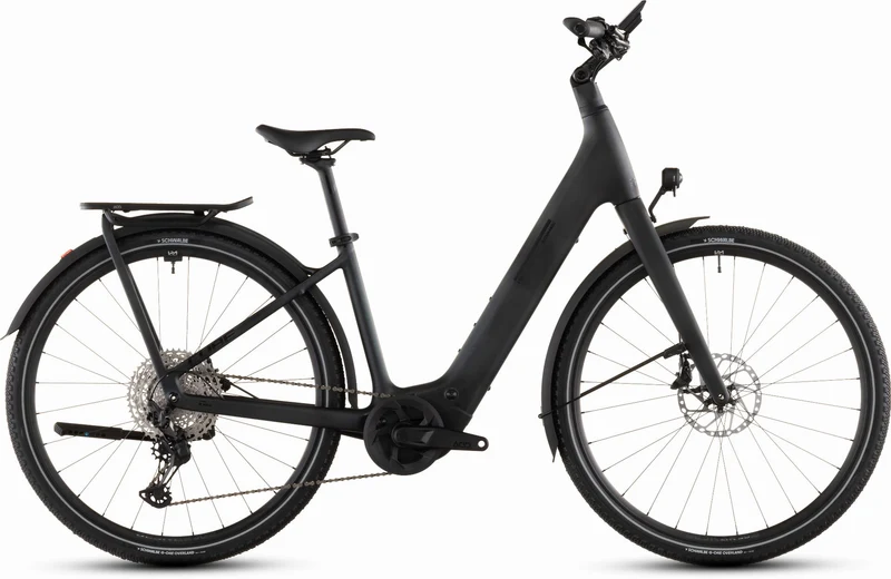Cube Kathmandu Hybrid C:62 SLX 400 Wh X E-Bike Easy Entry 28" liquidblack´n´bluedust