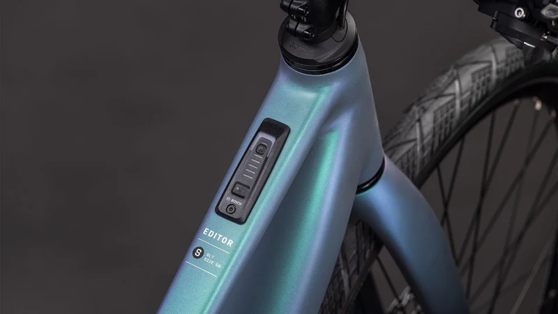 Cube Editor Hybrid SLT 400 Wh X E-Bike Trapeze 28" smaragdgrey´n´prism