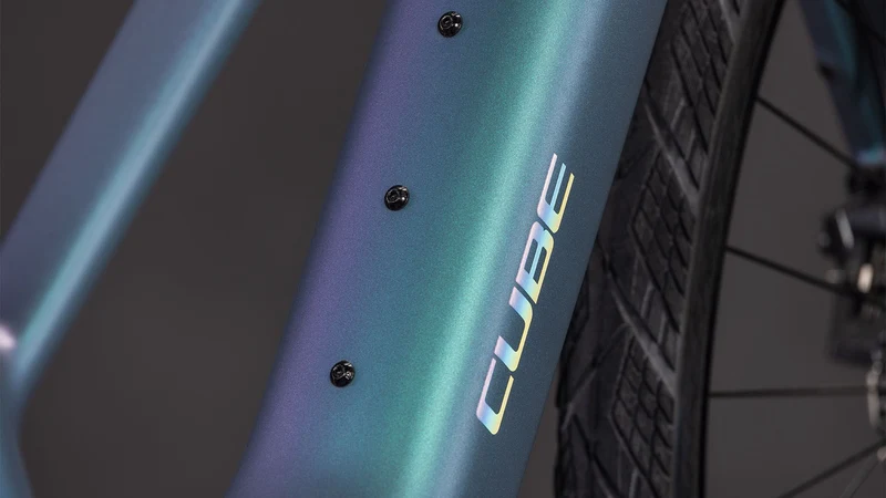 Cube Editor Hybrid SLT 400 Wh X E-Bike Trapeze 28" smaragdgrey´n´prism