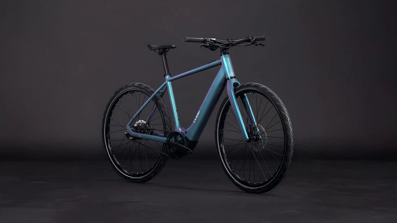 Cube Editor Hybrid SLT 400 Wh X E-Bike Diamant 28" smaragdgrey´n´prism
