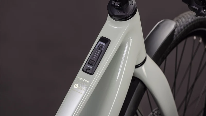 Cube Editor Hybrid SLX FE 400 Wh X E-Bike Trapeze 28" reedbeige´n´chrome
