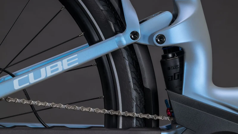 Cube Kathmandu Hybrid One11 HPC Pro 800 Wh E-Bike Easy Entry 28" hazeblue´n´blue