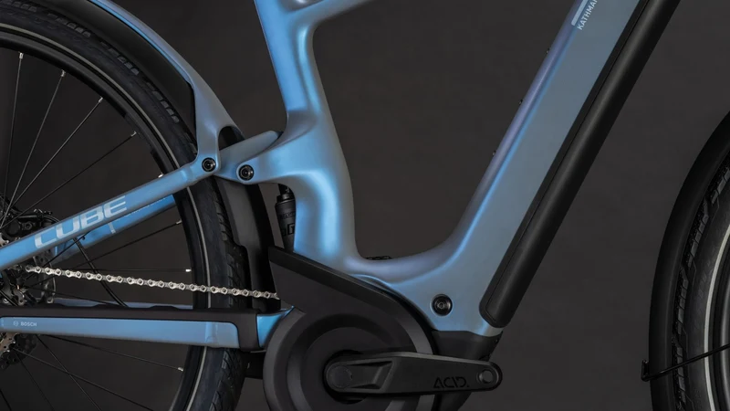 Cube Kathmandu Hybrid One11 HPC Pro 800 Wh E-Bike Diamant 28" hazeblue´n´blue