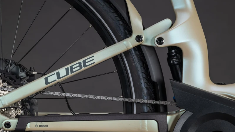 Cube Kathmandu Hybrid One11 HPC SLT 800 Wh E-Bike Diamant 28" glintsand´n´oatgrey