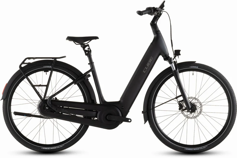 Cube Supreme Hybrid Comfort Pro 600 Wh E-Bike Easy Entry grey´n´chrome