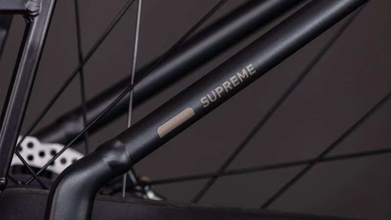 Cube Supreme Hybrid Comfort Pro 600 Wh E-Bike Easy Entry grey´n´chrome