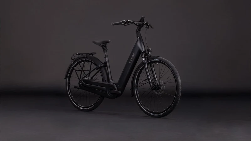 Cube Supreme Hybrid Comfort Pro 600 Wh E-Bike Easy Entry grey´n´chrome