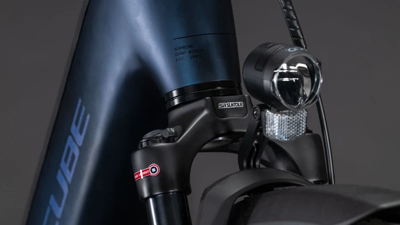 Cube Supreme Hybrid Deluxe One 600 Wh E-Bike Easy Entry indigoblue´n´switch