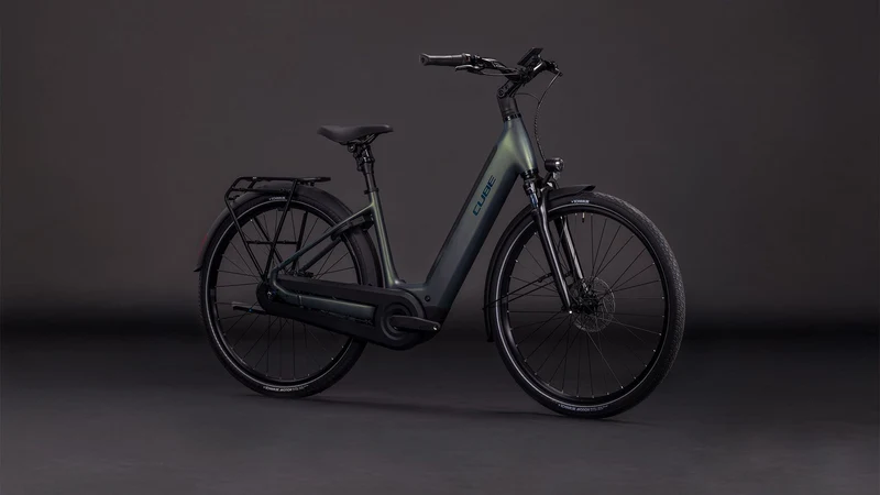 Cube Supreme RT Hybrid Comfort EXC 600 Wh E-Bike Easy Entry sagebrushgreen´n´prism