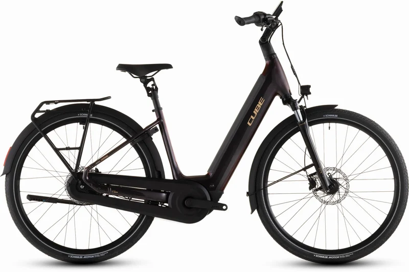 Cube Supreme Hybrid Comfort Pro 600 Wh E-Bike Easy Entry solareclipse´n´gold