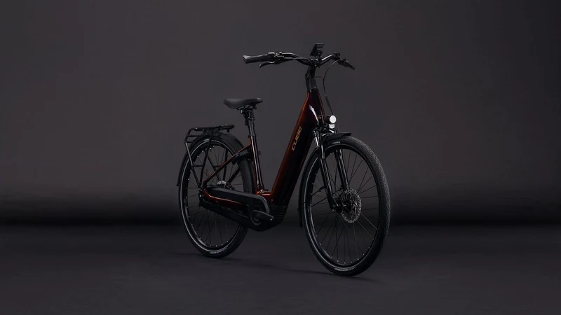 Cube Supreme Hybrid Comfort Pro 600 Wh E-Bike Easy Entry solareclipse´n´gold