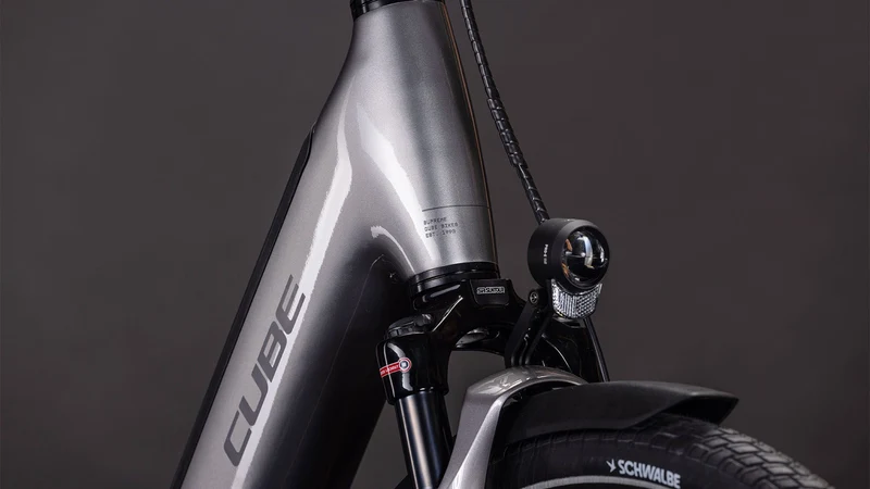 Cube Supreme Hybrid Deluxe Deluxe Pro 600 Wh E-Bike Easy Entry quicksilver´n´grey