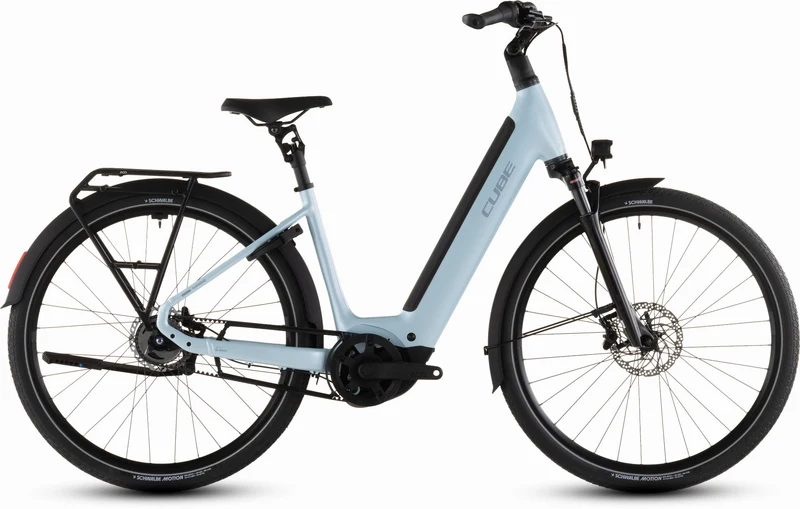 Cube Supreme RT Hybrid Deluxe EX 600 Wh E-Bike Easy Entry airygreen´n´prism