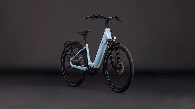 Cube Supreme RT Hybrid Deluxe EX 600 Wh E-Bike Easy Entry airygreen´n´prism