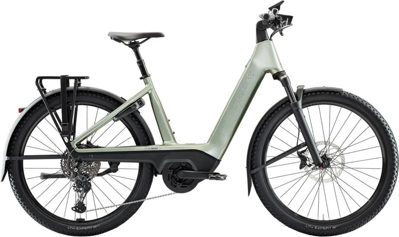 Trek Charter+ 4 Trail Lowstep 800 Wh E-Bike Wave 27,5" lichen green