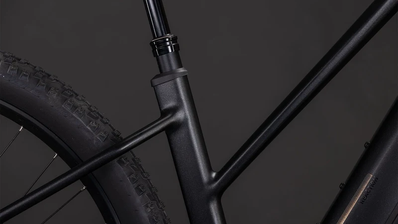 Cube Reaction Hybrid SLX 800 Wh E-Bike Hardtail Trapeze silverdust´n´chrome