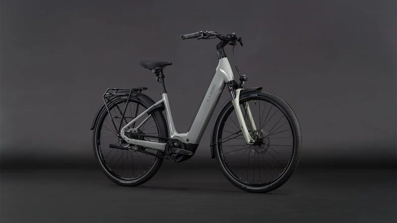 Cube Supreme Hybrid Deluxe One 600 Wh E-Bike Easy Entry ashgreen´n´chrome