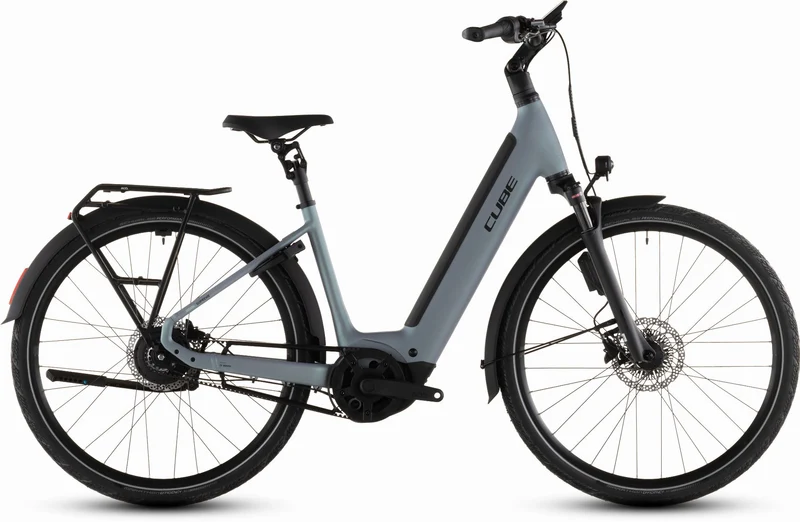 Cube Supreme Hybrid Deluxe SLX ABS 600 Wh E-Bike Easy Entry seagrey´n´black
