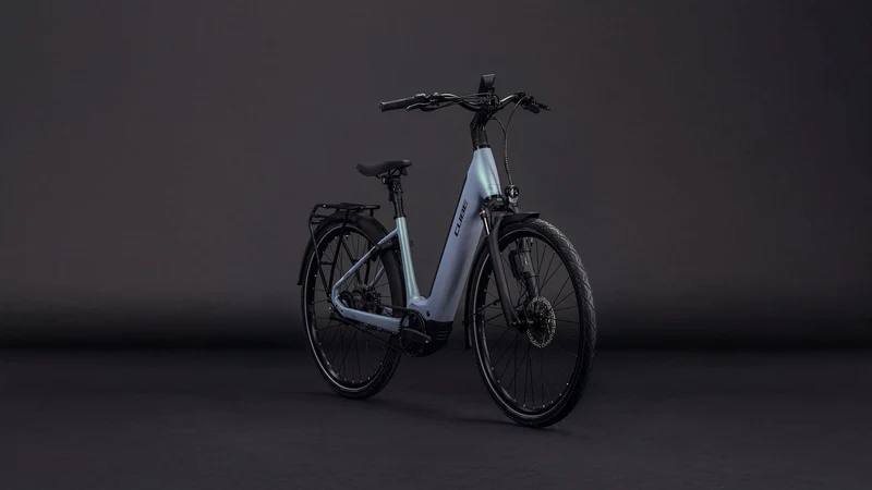 Cube Supreme Hybrid Deluxe SLX ABS 600 Wh E-Bike Easy Entry seagrey´n´black