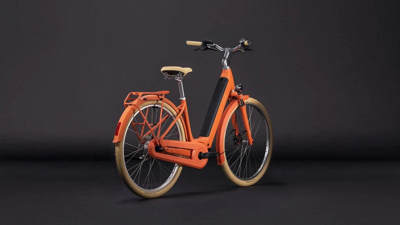 Cube Aruba Hybrid 600 Wh E-Bike Easy Entry papaya´n´creme