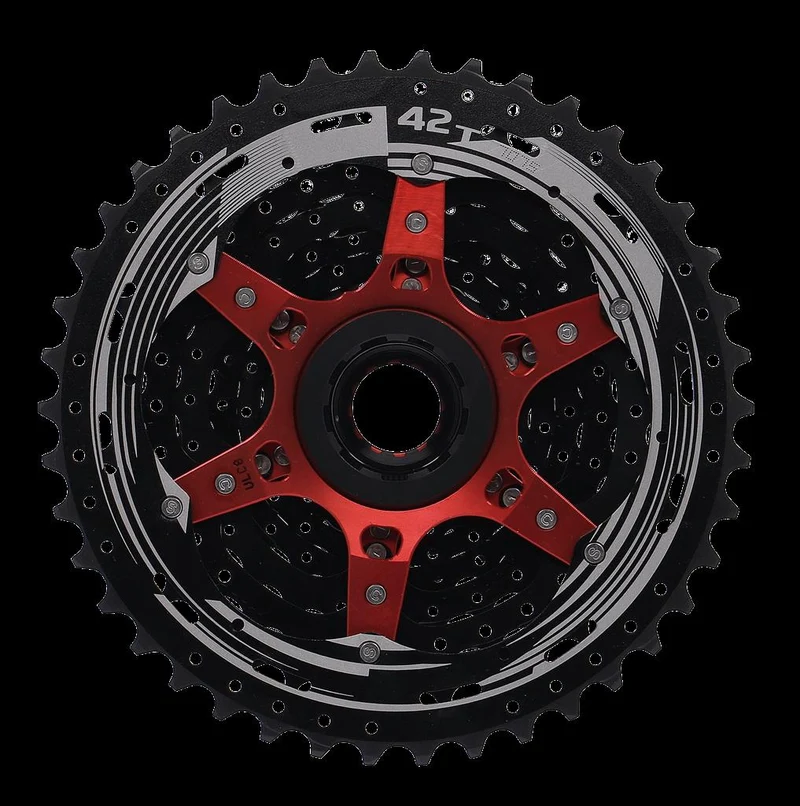 Sunrace Zahnkranz-Kassette SunRace CSMX9X 11-fach,10-42 Zähne,schwarz