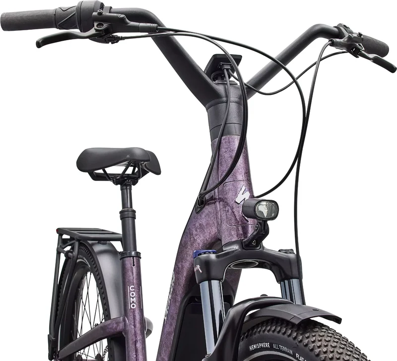 Specialized Como 4.0 IGH NB 710 Wh E-Bike Wave 27,5" Gloss Nebula Metallic Quartz Metallic Dry Impsto/Mauve Metallic/Satin Silver Reflective